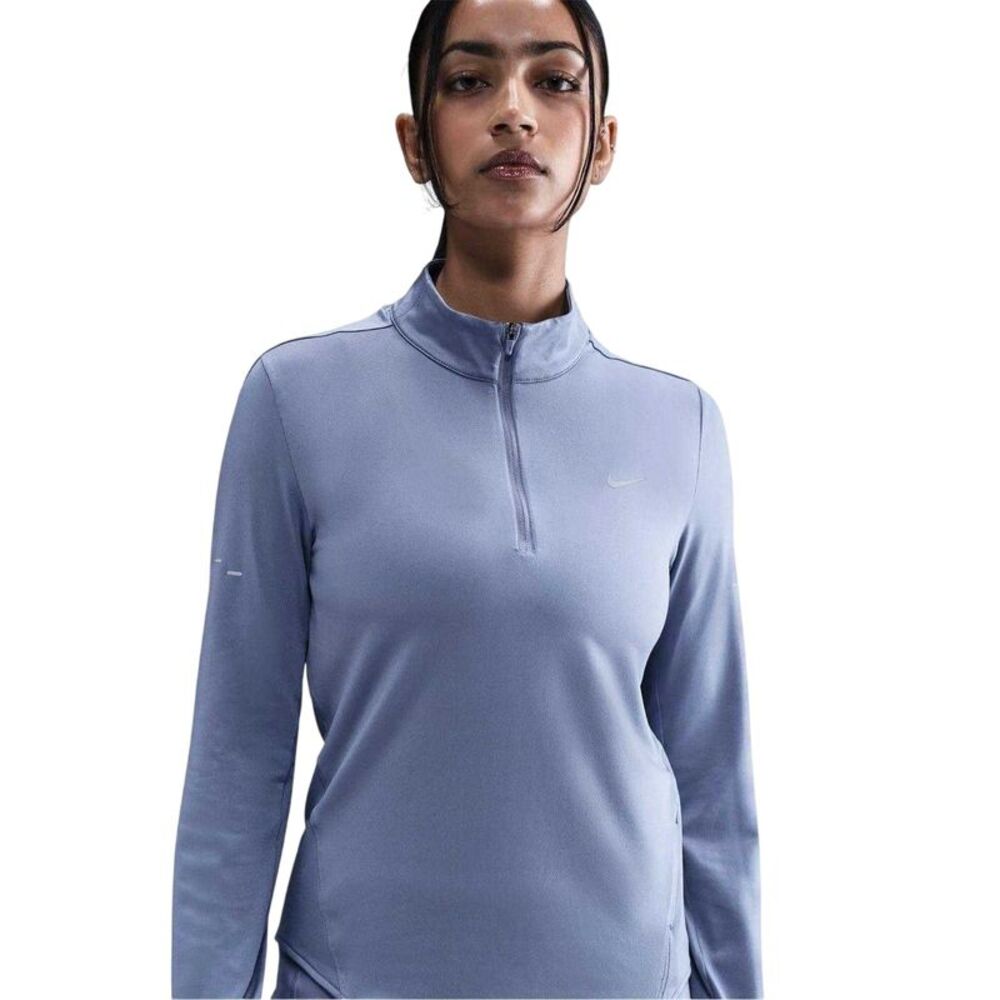 Nike Womens/Ladies Swift Quarter Zip Running Top / Indigo